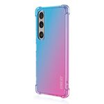 Custodia per telefono cellulare in TPU con airbag sfumato Hat-Prince di ENKAY per Sony Xperia 1 VII (blu e rosa)