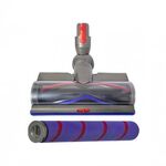 Spazzola per pavimenti con aspirazione regolabile per aspirapolvere Dyson V7 / V8 / V10 / V11 / V15 / G5, specifiche: testina a trasmissione diretta + set di rulli morbidi