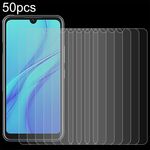 Per Itel A49 Play 50 pezzi Pellicola in vetro temperato 0,26 mm 9H 2,5D