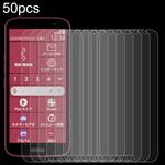 Per Fujitsu FCNT Rakuraku F-53E 50 pezzi 0.26mm 9H 2.5D pellicola in vetro temperato