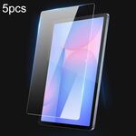 Per Samsung Galaxy Tab S10 FE+ 5 pezzi DUX DUCIS Pellicola in vetro temperato a schermo intero 0,33 mm 9H HD