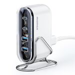 Caricabatterie da tavolo MOMAX UM53 1-Charge Flow a 4 porte GaN da 80 W, spina: spina CN (bianco)