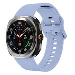 Cinturino in silicone con fibbia colorata per Samsung Galaxy Watch Ultra 47 mm (blu chiaro)