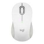 Mouse silenzioso wireless Logitech M550 Bluetooth 2.4G a doppia modalità (bianco)