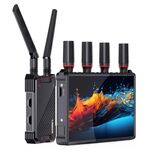 VRRIIS 083H Trasmettitore e ricevitore HDMI wireless con estensione HDMI per schermo LCD da 7 pollici, portata 400M, spina: spina UE