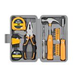 Set di attrezzi manuali per riparazioni multifunzionali, ferramenta per la casa, stile: 24 pezzi/set, pinze di ricambio gialle