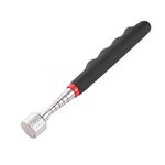 Raccoglitore magnetico telescopico, attrezzo per riparazione auto con asta magnetica, raccoglitore di metallo, specifiche: zigrinatura bicolore, 16 libbre