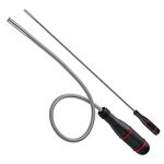 Asta di aspirazione magnetica per viti di riparazione auto, pieghevole, potente, da 515 mm (1 LB)
