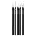 MaAnt M075 5 pezzi/set di lame per riparazione e rilavorazione di telefoni cellulari, coltello per raschiare la scheda madre, strumento per sgommatura e taglio