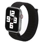 Cinturino per Apple Watch 42 mm / 41 mm / 40 mm / 38 mm xDfind in nylon con chiusura a strappo (Nightfall Black)