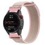 Per cinturino in nylon con sgancio rapido in titanio Gamin da 26 mm (rosa sabbia + rosa)