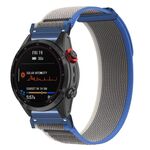 Per cinturino in nylon con sgancio rapido in titanio Gamin da 26 mm (blu grigio + blu)