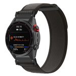 Per cinturino in nylon con sgancio rapido in titanio Gamin da 26 mm (nero, nero + nero)