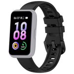 Per Keep Band B5 / B4 / B4 Lite, cinturino in silicone con fibbia a sgancio rapido colorato (nero)