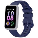 Per Keep Band B5 / B4 / B4 Lite, cinturino in silicone con fibbia a sgancio rapido colorato (blu notte)