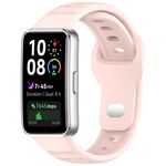 Cinturino in silicone con fibbia inversa per Huawei Band 10/9/8 (rosa)