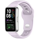 Cinturino in silicone con fibbia inversa per Huawei Band 10/9/8 (viola)
