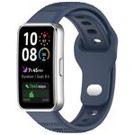 Cinturino in silicone con fibbia inversa per Huawei Band 10/9/8 (blu topazio)