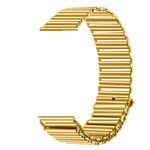 Cinturino per orologio in acciaio inossidabile con fibbia a fionda da 20 mm (oro)