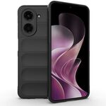For Redmi A5 4G 171.7mm / Xiaomi Poco C71 Magic Shield TPU + Flannel Phone Case(Black)