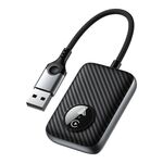 Adattatore 2 in 1 USB cablato a wireless per auto CarPlay / Android Auto Box (nero)