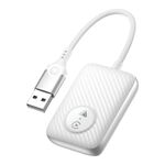 Adattatore 2 in 1 USB cablato a wireless per auto CarPlay / Android Auto Box (bianco)
