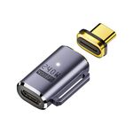 Adattatore di ricarica da tipo C a tipo C da 240 W e 40 Gbps (grigio)