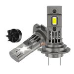 2 fari LED mini con attacco diretto integrato per auto (H7)