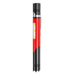Torcia a penna E-SMARTER B35, torcia portatile ricaricabile (rossa)