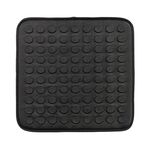 Cuscino per sedia traspirante in gel per auto e ufficio, 41x41x1 cm (nero)