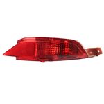 Per Ford Fiesta 2009-2015 Hatchback Paraurti posteriore Fendinebbia Fanale posteriore Riflettore OE 8A6115500AB, Stile: Rosso Sinistro