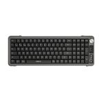 Tastiera silenziosa IMICE AN-800 con struttura a forbice, wireless Bluetooth a doppia modalità (nera)