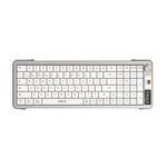Tastiera silenziosa IMICE AN-800 con struttura a forbice, wireless Bluetooth a doppia modalità (bianca)