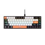 Tastiera meccanica cablata iMICE GK-690 Type-C (nero, arancione e bianco)