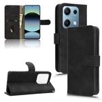 For Redmi Note 14S / Note 13 Pro 4G Skin Feel Magnetic Flip Leather Phone Case(Black)