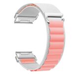Per cinturino in nylon a sgancio rapido da 22 mm Gamin (bianco rosa)