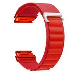 For Gamin 26mm Quick Release Nylon Watch Band(Red)