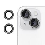 Pellicola in vetro temperato ultrasottile anti-sfarfallio per iPhone 14 Plus Klebol per lenti singole della fotocamera (nero)