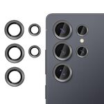 Per Samsung Galaxy S25 Ultra 5G Klebol Pellicola in vetro temperato ultrasottile anti-sfarfallio per obiettivo della fotocamera individuale (nero)