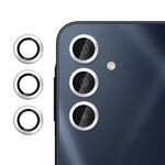 Per Samsung Galaxy A16 5G Klebol Pellicola in vetro temperato ultrasottile anti-sfarfallio per obiettivo della fotocamera individuale (argento)