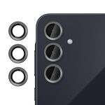 Per Samsung Galaxy A55 5G Klebol Pellicola in vetro temperato ultrasottile anti-sfarfallio per obiettivo della fotocamera individuale (nero)