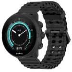 Cinturino per orologio in silicone con fibbia a doppio ardiglione Ocean da 22 mm (nero)