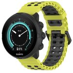 Cinturino per orologio in silicone con fibbia a doppio ardiglione Ocean da 22 mm (grigio lime)
