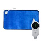 Piccola coperta termica a bassa tensione per ufficio terapeutico con termoforo, spina CN, dimensioni: 30x60 cm (blu)