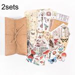 2 set 30 in 1 collezione vintage camera serie manuale adesivi note pacchetto (fungo giungla)