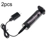 Per Xiaomi Mijia MJTXD01SKS Rasoio elettrico Cavo di ricarica USB Alimentazione, Spce: 2 pezzi Cavo + Spina CN