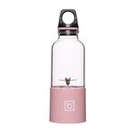 Bingo Mini spremiagrumi portatile Home 6 Testina di coltello Ricarica tazza di succo elettrica (Macaron rosa)