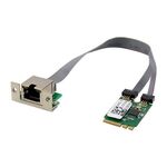 Scheda di rete industriale SUNWEIT ST7206 M.2 A+E RTL8125BG a porta singola RJ45 2.5G Quad Speed