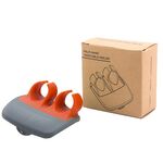 Pelapatate a mano per patate, frutta, pelapatate da cucina (arancione)