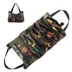WESSLECO Borsa portaoggetti per attrezzi elettrici in tessuto Oxford (mimetica giungla)